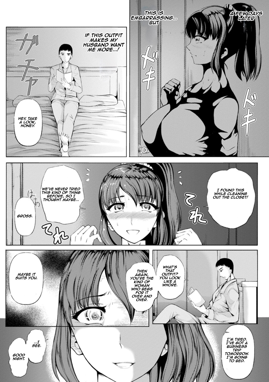 Hentai Manga Comic-The Frustrated Wife Goes Wild in Ecstasy on a Relentless Cock-Read-12